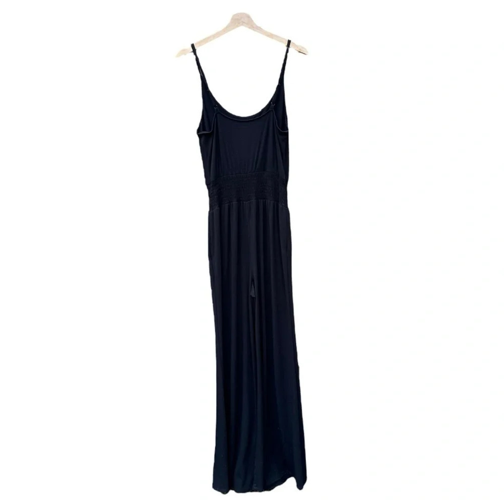 Old Navy women's small black wide leg romper